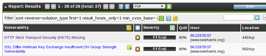 Log entries